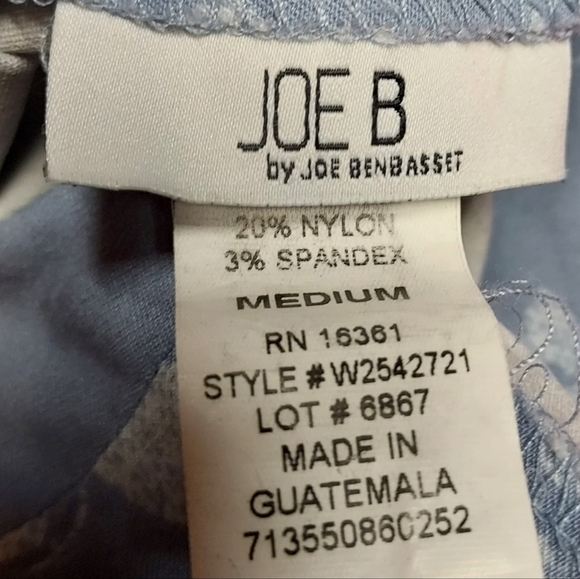 Joe B. By Joe pullon med floral med pants rn#16361 rayon - Picture 2 of 13